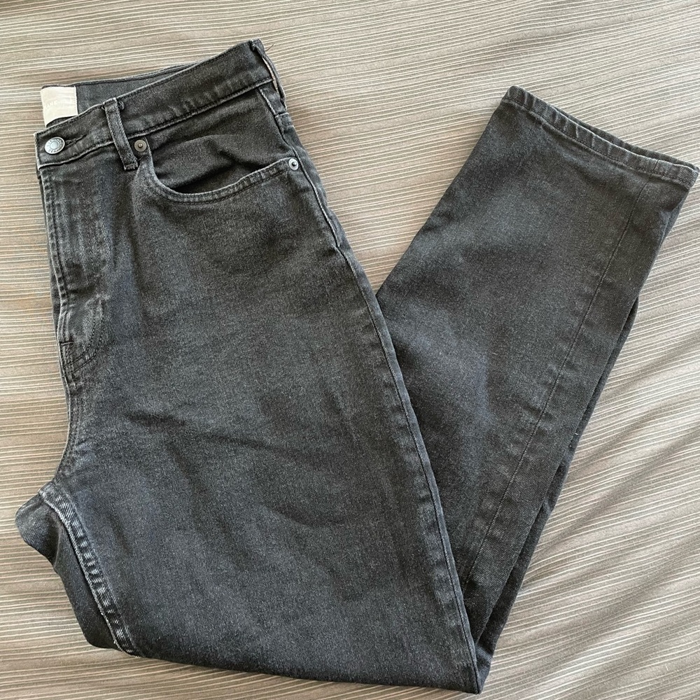 Everlane high waist straight leg jeans